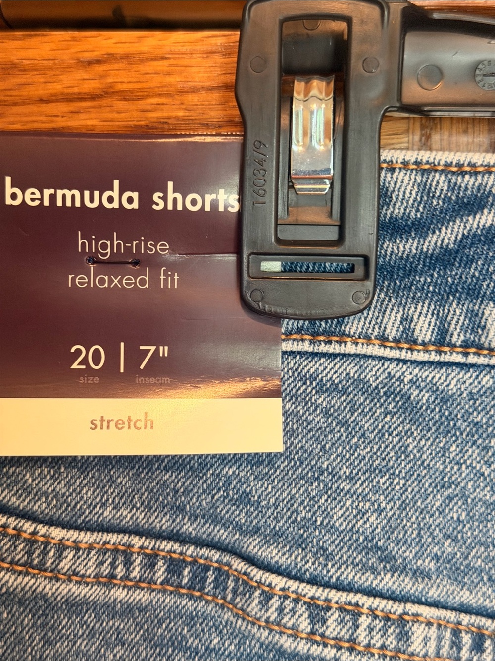 Ava & Viv Light Blue Denim Shorts NWT - Picture 7 of 8